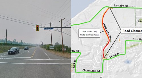 2-month closure of Chute Lake Road begins next week